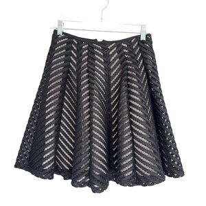 REISS Anra Black Skirt - Sz. UK 8